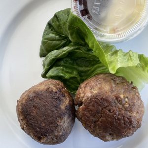 Game's good-size 3-ounce elk and wild boar meatballs offered a taste of the exotic.