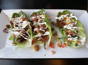 One of Limón y Sal's Taco Week specials was a keto carnitas taco. 