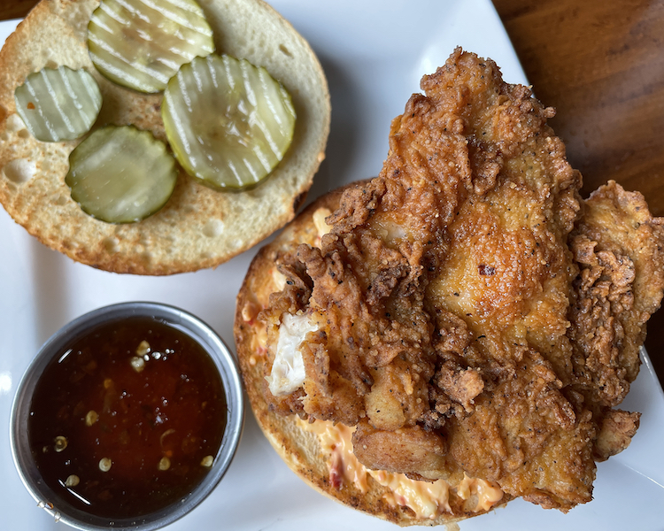 Honey dip chicken comes encased in a crunchy breaded and fried cloak that is a thing of beauty.