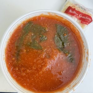 Adding spinach to homemade tomato soup makes it Florentine ... and makes it delicious.