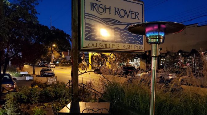 "Patio heaters are back," The Irish Rover exulted in an October 27 Facebook post. (Irish Rover photo by Colleen O’Leary.)