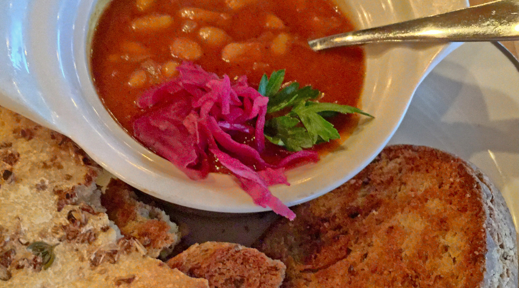 Monnik's curry beans, pictured shortly after Levins joined the staff as Monnik opened in 2016.