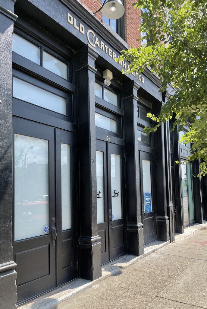 Old Carter's new Kentucky home in three 19th century buildings looks like a chunk of Whiskey Row moved a block south.