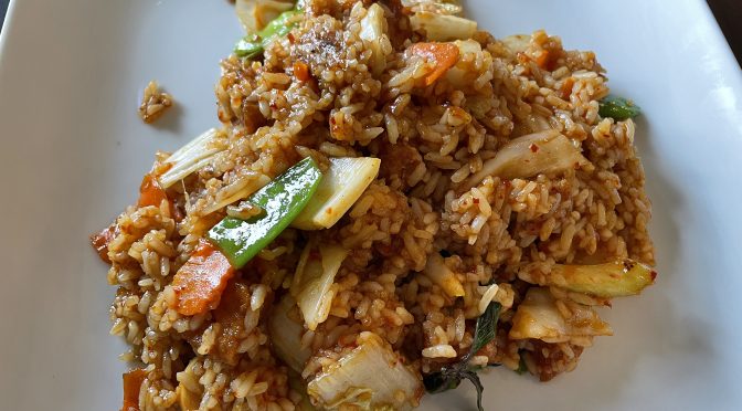 If you think fried rice sounds boring, you need to try this exciting Thai alternative, deeply flavored with aromatic Thai basil and full of crisp veggie bits and meaty pressed tofu.