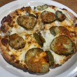 We pick a plate  of pickle pizza at Craft House