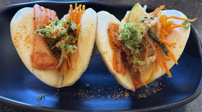 Ramen House's spicy veggie buns